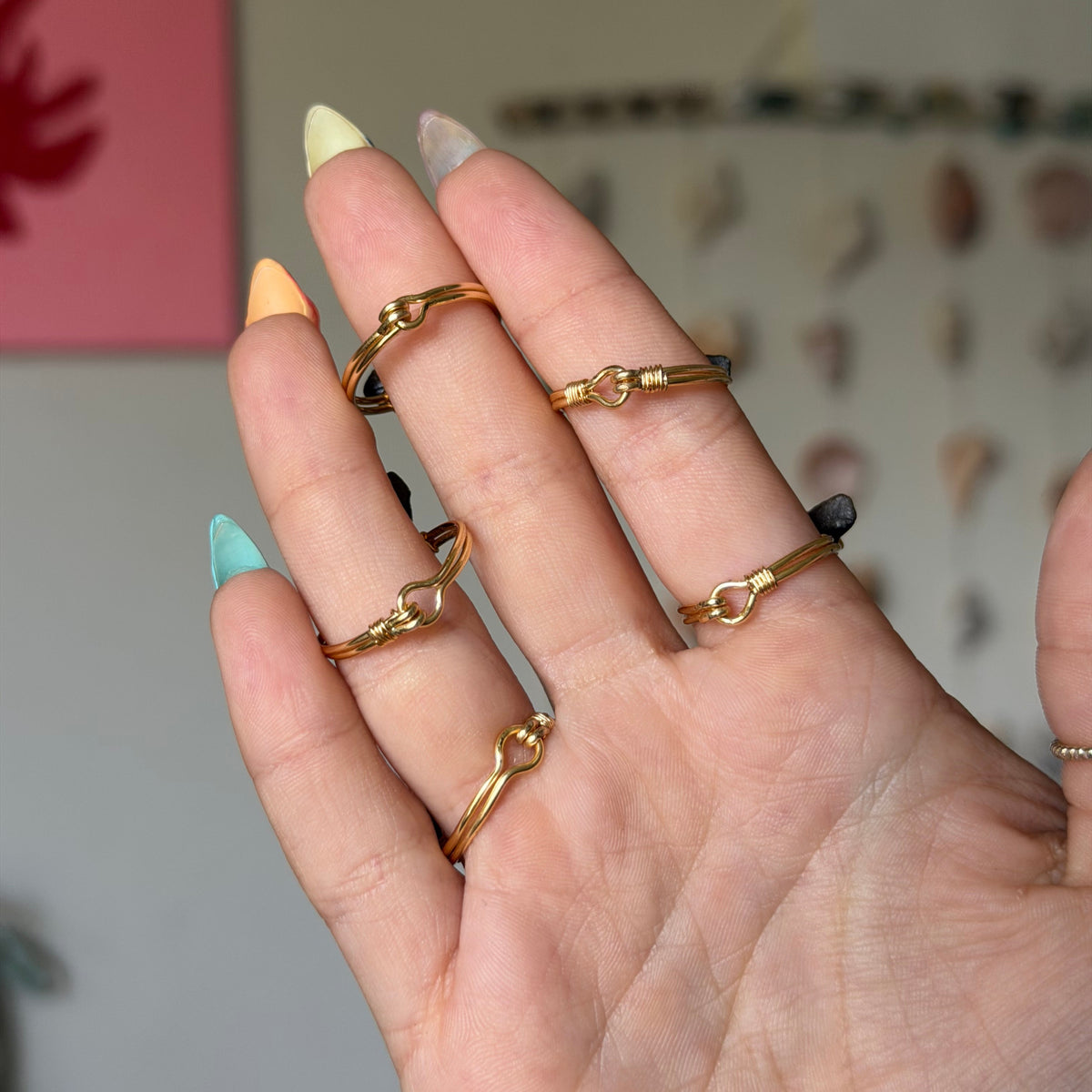 FOSSILIZED SHARK TOOTH RING