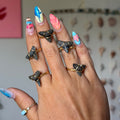 FOSSILIZED SHARK TOOTH RING
