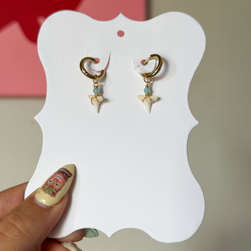 TIDAL JEWELS HUGGIE HOOPS