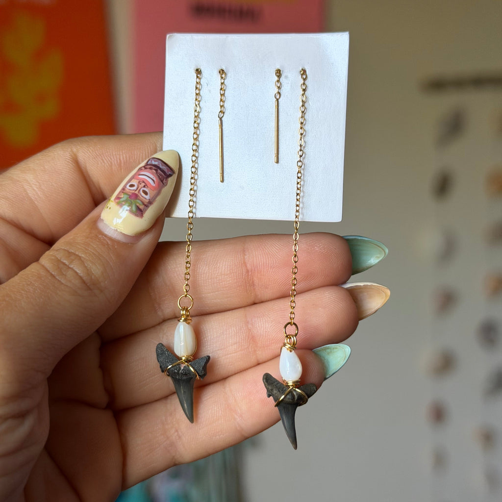 MOONLIGHT THREADER EARRINGS