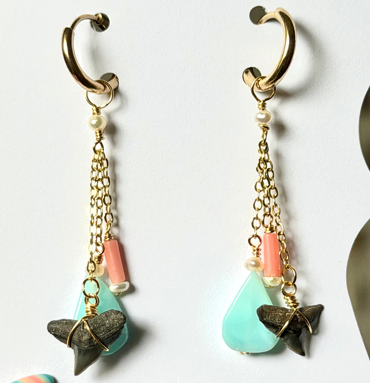 CORAL COVE DANGLE EARRINGS