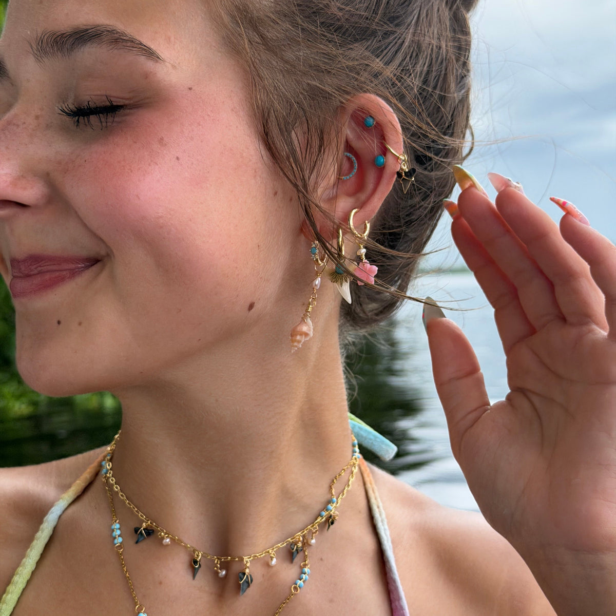 SHARK BAY HOOP CHARM